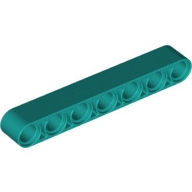 Lego rameno 1x7, tmavě tyrkysová (4144021, 6323477)